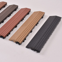 塑木地板 DIY小地板木塑封边条 收边条 压线条 配件 木塑踢脚线