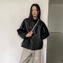 广州立领新款2025皮衣