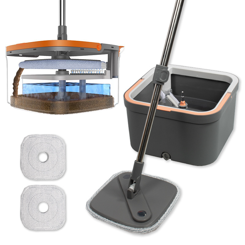 Production of Square Cleaning and Separation Mop, Clean Water and Sewage Separation Mop Set, Mop Clean and Dirty Separation Mop Bucket