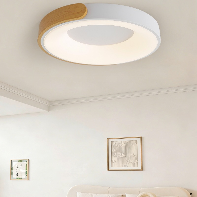 Luz de techo del dormitorio 2026 nueva habitación principal comedor lámpara de habitación nórdica moderna y simple luz de estudio redonda 700L