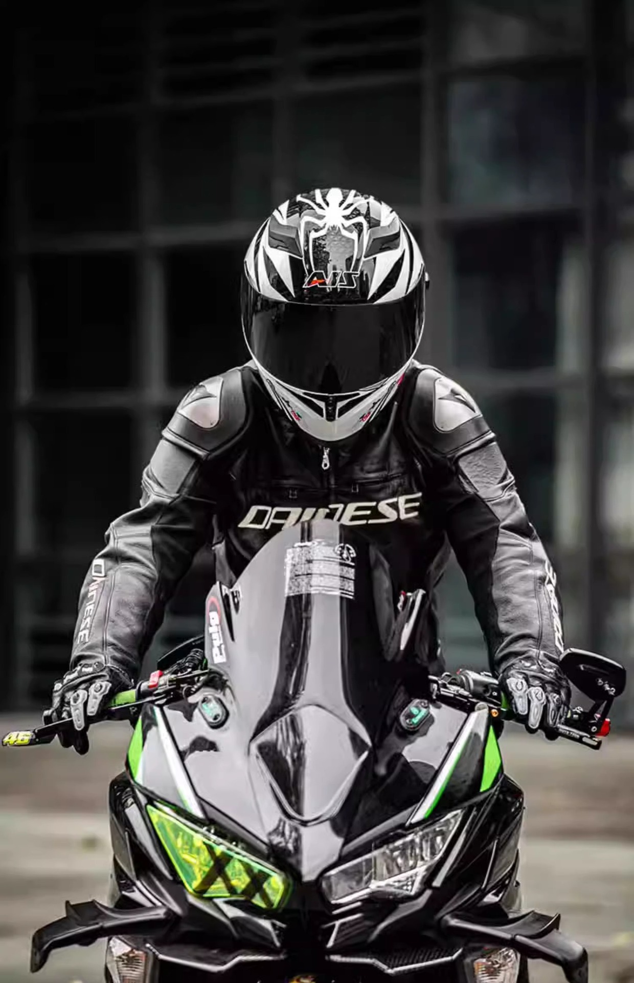 Ai Shi Helmet Motorcycle Full Helmet Electric Motorcycle Men's Big Head Circumference Four Seasons Motorcycle plus size Safety Helmet 3C