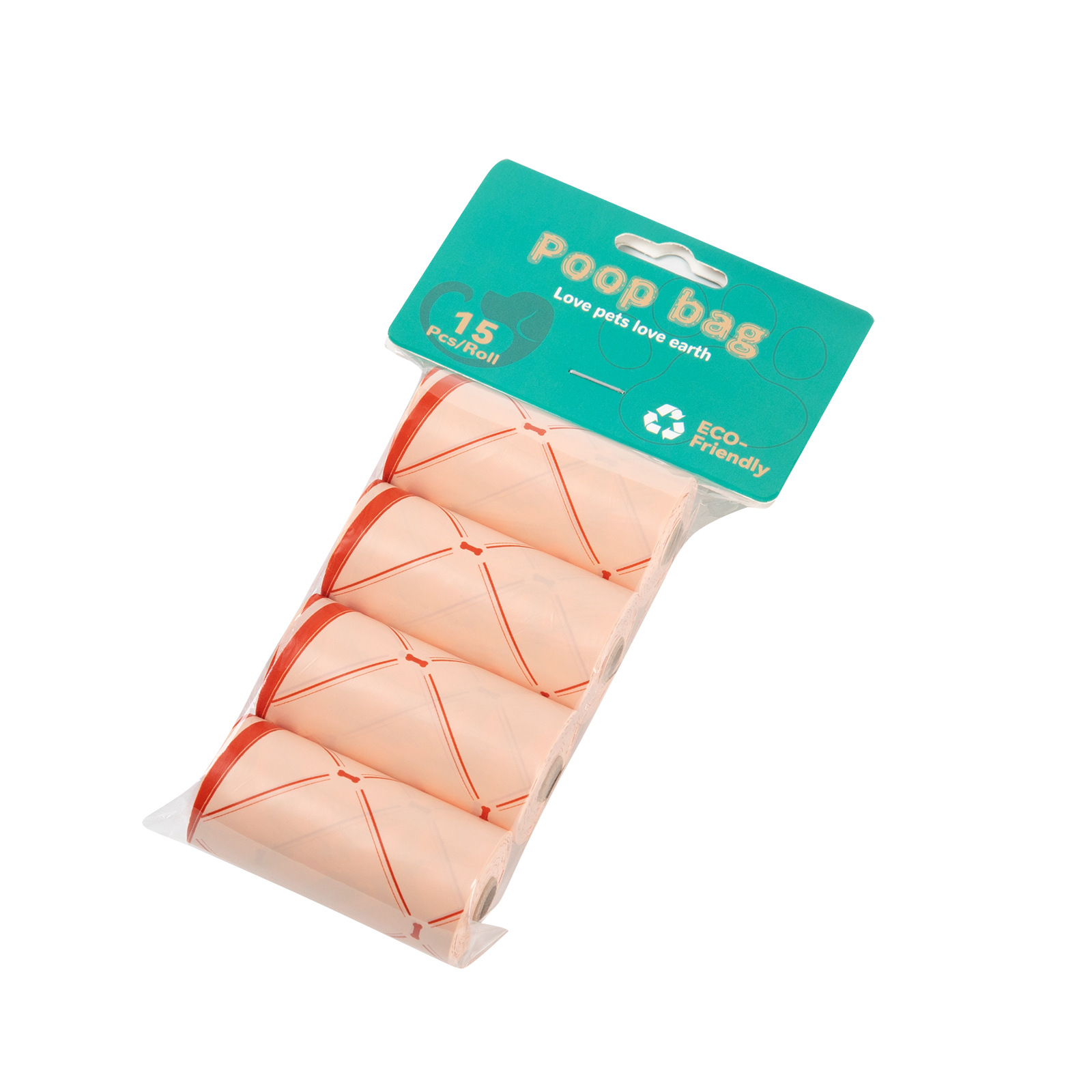 Rosa - 4 rollos de cabezal de tarjeta