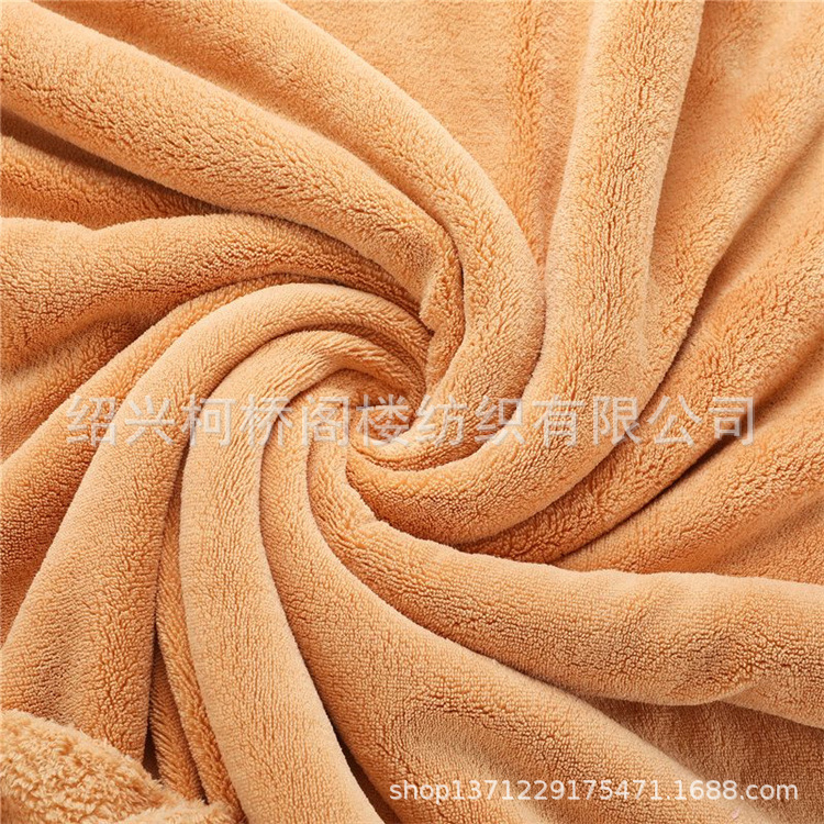 in stock plain 300g double-sided flannel home clothing fabric pajamas blanket fabric thickened double-sided milk velvet