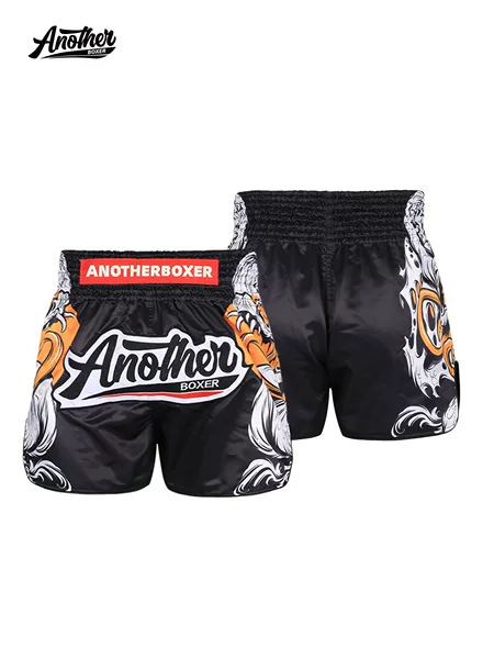 ANOTHERBOXER new snake-patterned boxing shorts for men and women, suitable for combat training, mixed martial arts, and sanda