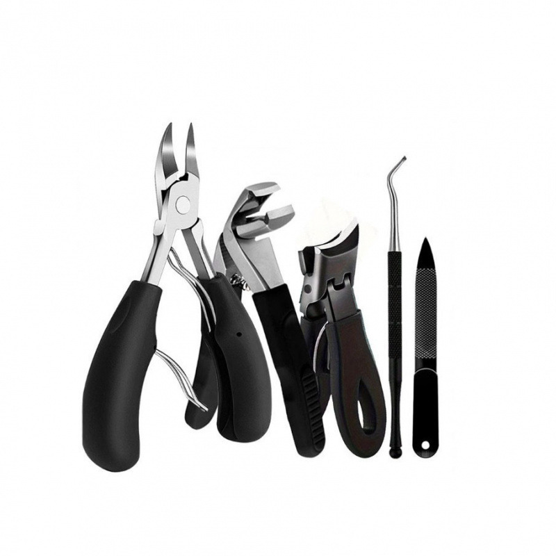 Cross-Border Nail Groove Pliers Nail Clipper Set Eagle Beak Pliers Pedicure Beak Pliers Gray Toenail Artifact Paronychia Scissors Tool