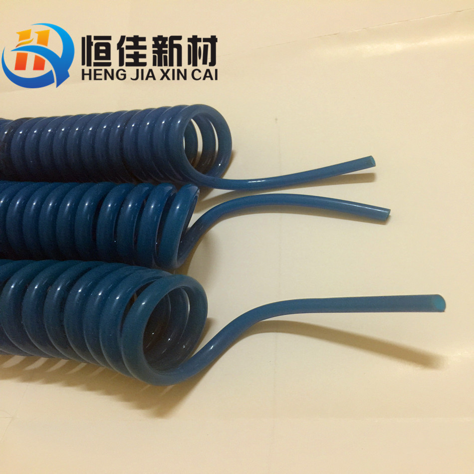 恒佳直销聚乙烯螺旋气动软管 聚氨酯气动螺旋管 PU螺旋气管