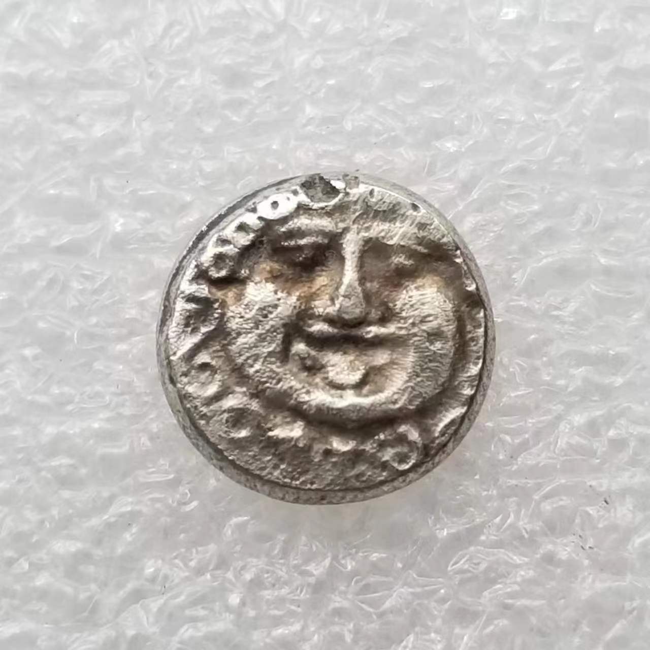 仿古工艺品古希腊黄铜镀银做旧银元纪念币#4652