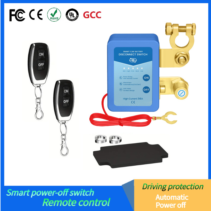 Qìchē Car Battery Disconnect Switch Accessories Battery Negative Terminal Anti-Leakage (Power supply, ignition system accessories)