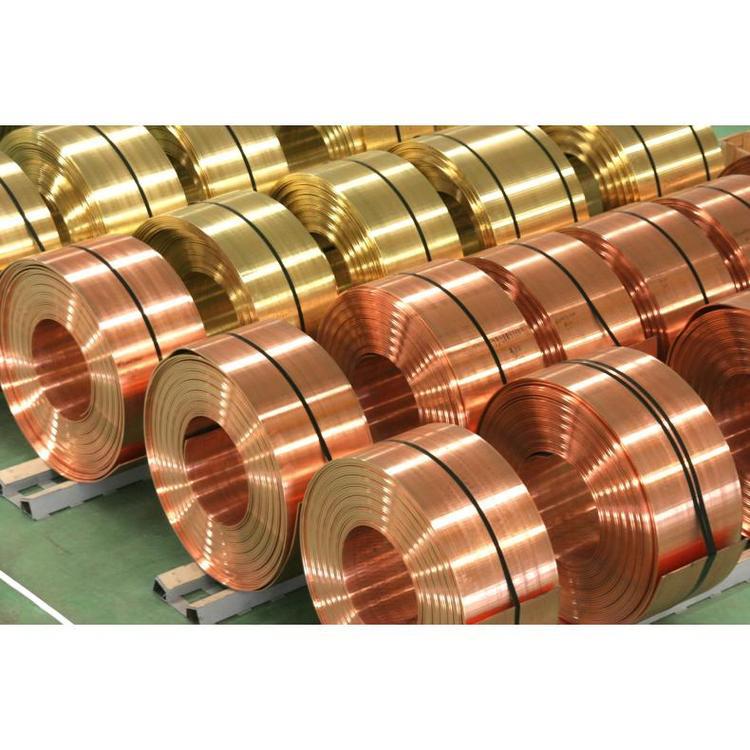 高精磷铜弹片C5191W 高弹性锡磷青铜带 弹性端子铜带材铜合金广东