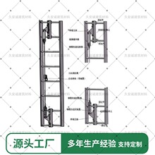 水电站垂直爬梯生命线5米防坠落自锁器滑索高空防护装置缓冲器
