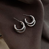 Silver needle, fresh earrings, accessory with tassels, silver 925 sample, wholesale, fitted