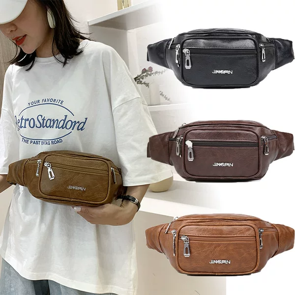 Factory wholesale custom waist bag New Business Men's diagonal Bag Men's wallet fashion multi-functional chest bag