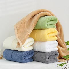 毛巾純棉170g加厚家用素色斷檔送禮禮盒刺繡洗臉巾酒店情侶面巾