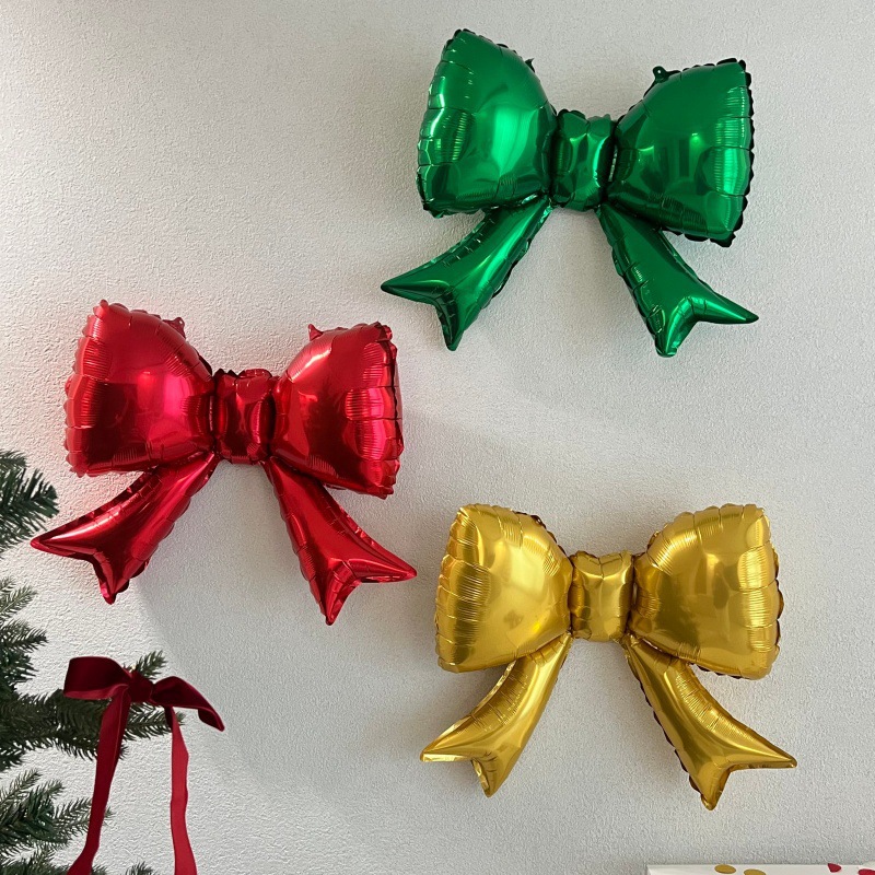 Navidad mini arco de película de aluminio globos paquete de decoración de fotos en línea accesorios de fondo restaurante cafetería