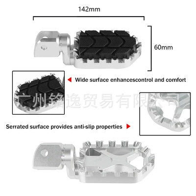 Front Footrests, Aluminum — Motorcycle pedals