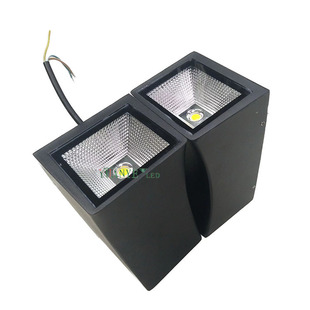 Yuanye LED YY-BDS001 RGBW single and double head villa exterior wall gate pillar up and down wall washing light