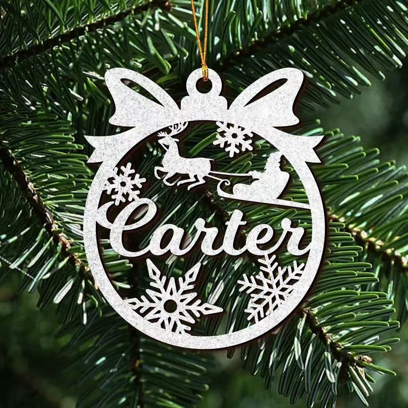 クロスボーダー新製品クリスマス装飾パーソナライズされた木製クリスマスツリーペンダントクリスマス装飾品ペンダント家の装飾|undefined