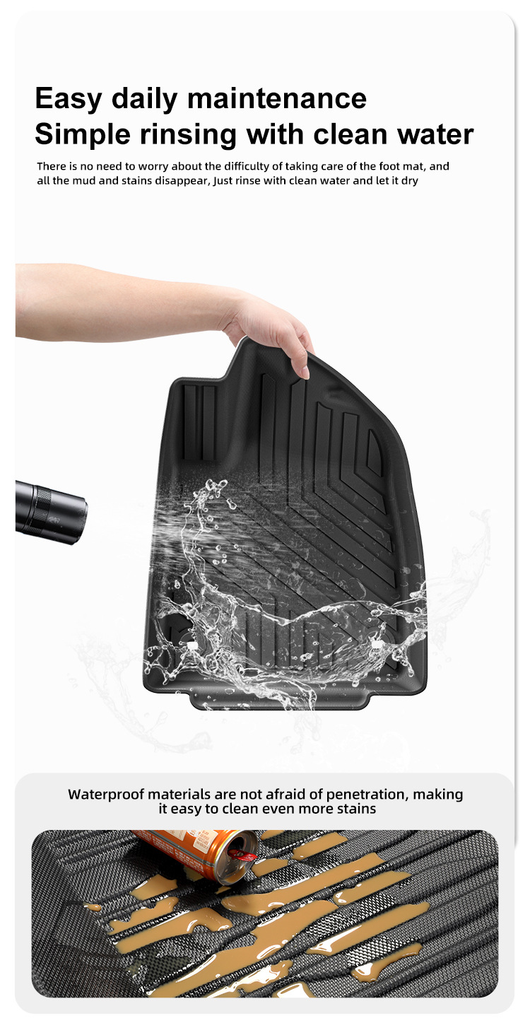 Suitable for 23-24 Mg Mg4/Mg4 Rs/Xpower Car Special Floor Mats Tpe Trunk Mats