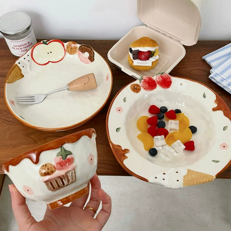 Other Ceramic Dinnerware — high-quality tableware with 4.5in bowl, 8.7in disc, 9.2in dish set