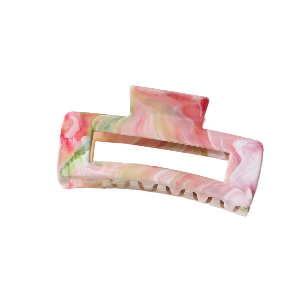 55g Weight Hair Claws Hair Accessories Type 1 Piece Quantity Holiday, Daily Occasion Plastic Material Shell, Rectangle Pattern Women's Gender Stoving Varnish Design Casual, Simple Style Style Women's Casual Simple Style Shell Rectangle Plastic Stoving Varnish Hair Claws 13