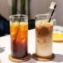 直筒气泡耐热简约喝水杯