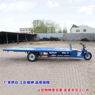 拉货电动车可油电两用可大功率加长加宽仓库周转平台方向把载重王