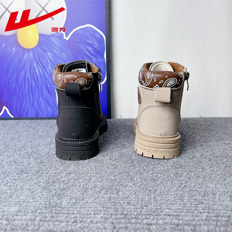 Ботинки‑анчор (Martens) детские унисекс, шнуровка, прочная подошва, лёгкие
