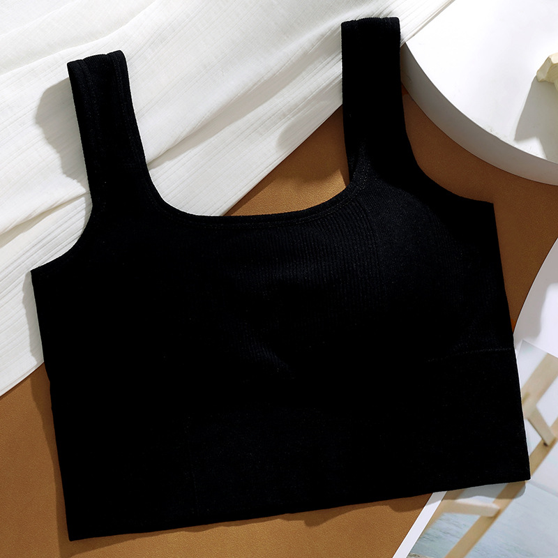 Nuevo Seamless Sports espalda envuelta en el pecho de las mujeres transpirable inalámbrico yoga running chaleco ropa exterior ropa interior a juego para mujeres