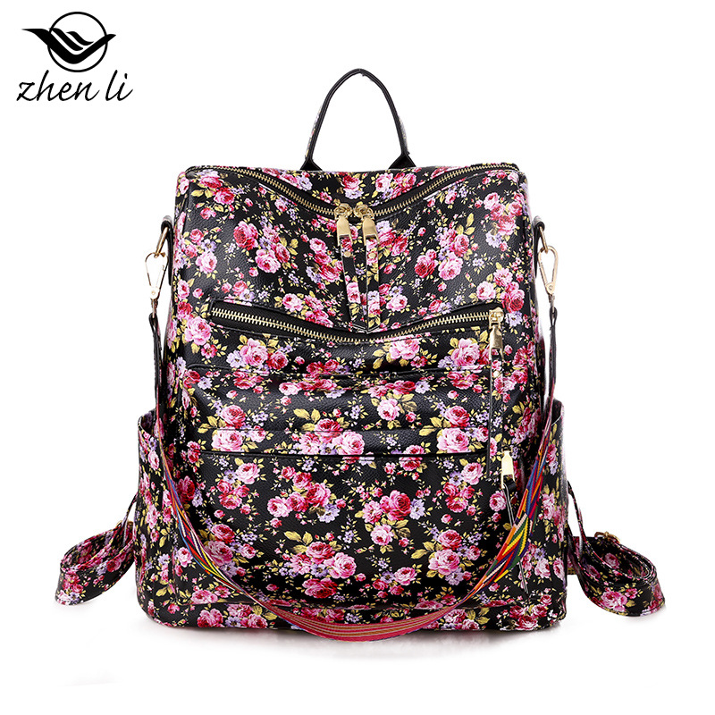 Zhenli bolso retro mochila de gran capacidad para mujer diseño de nicho Mochila De mujer bolsas bolsa al por mayor
