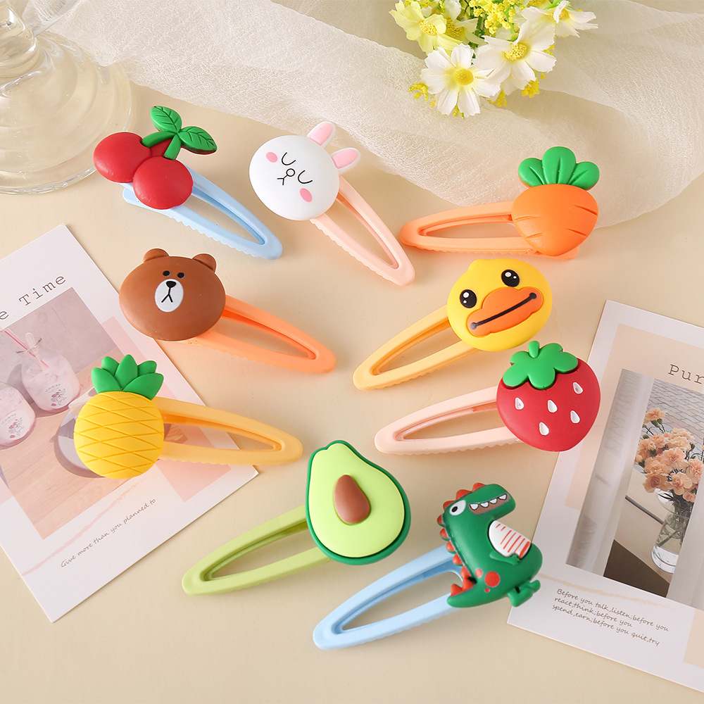 Cute Cartoon Fruit Animal Hairpin Wholesale Jewelry Nihaojewelry display picture 5