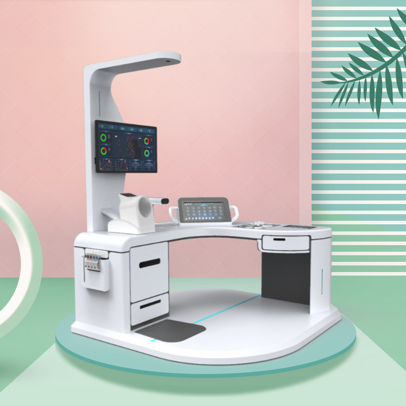 乐佳利康HW-V9000S健康驿站体检机 多项目健康检测一体机上门安装