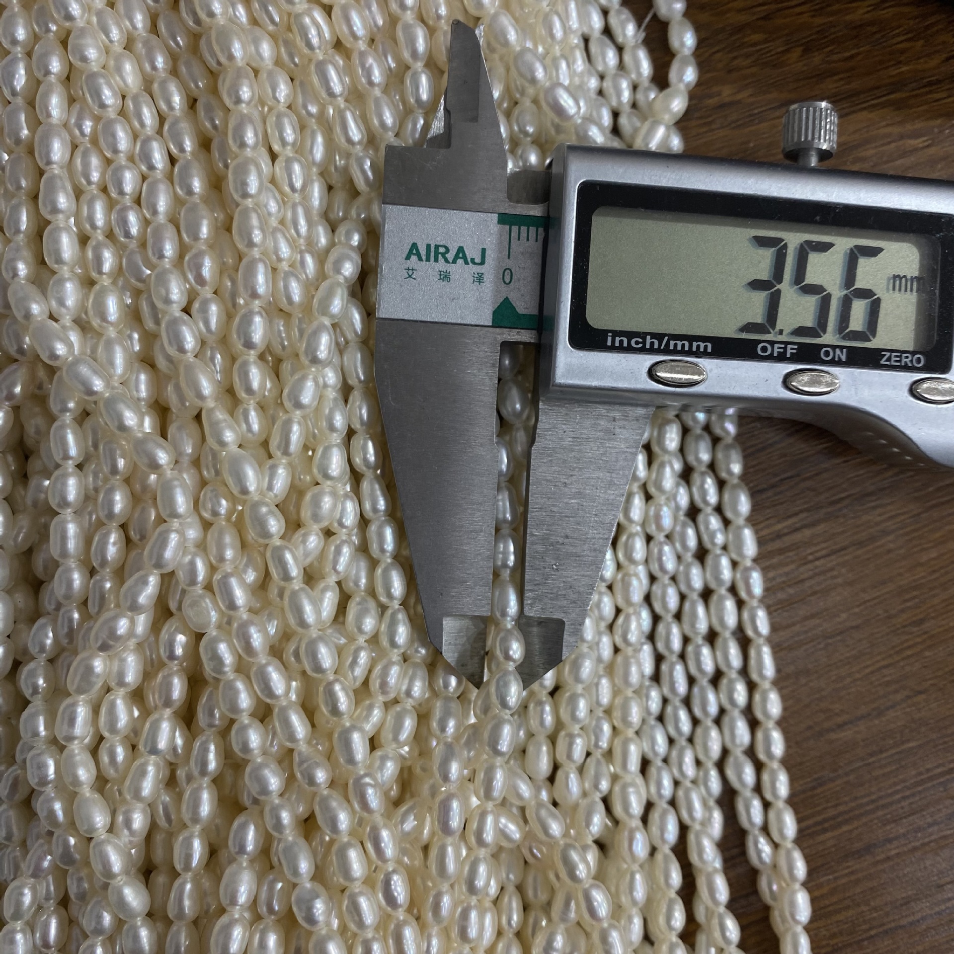 天然淡水パールネジ2 ~ 3,3 ~ 4,4 ~ 5,5 ~ 6,6 ~ 7,7 ~ 8mmビーズDIYアクセサリー