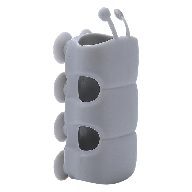 Tiktok misma oruga punch-libre soporte de ducha boquilla de ducha de ajuste rack baño ducha de silicona ventosa