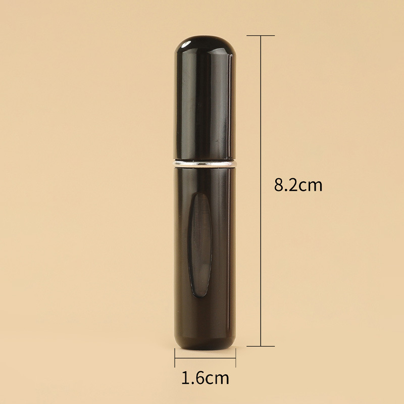 5ml de llenado inferior perfume sub-botella presionando botella de spray portátil de viaje sub-botella de líquido sub-contenedor botella cosmética