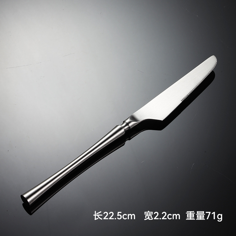 エイン304ステンレス製スリムデザイン洋食器セット、複数サイズ展開、ナイフ・フォーク・スプーンセット、ホテルギフト・食事用|undefined