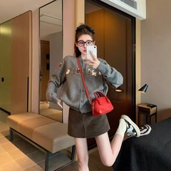 A家女士2025春秋冬季高级感外穿开衫毛衣薄款软糯慵懒风上衣