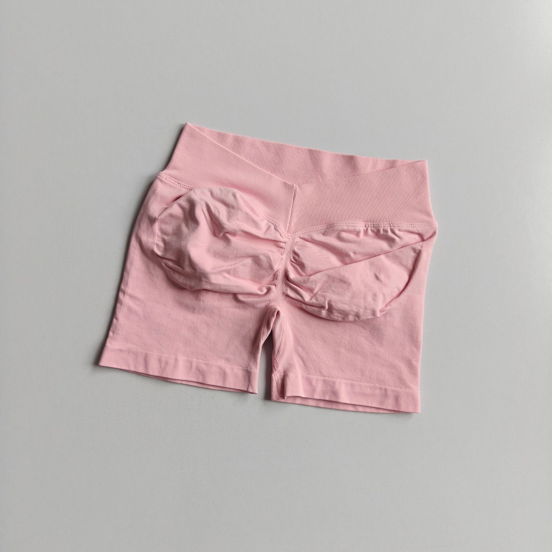 Amazon trasero V cintura alta elástica caderas abdominales sin costuras pantalones cortos panty sin costuras pantalones cortos mujeres image 15