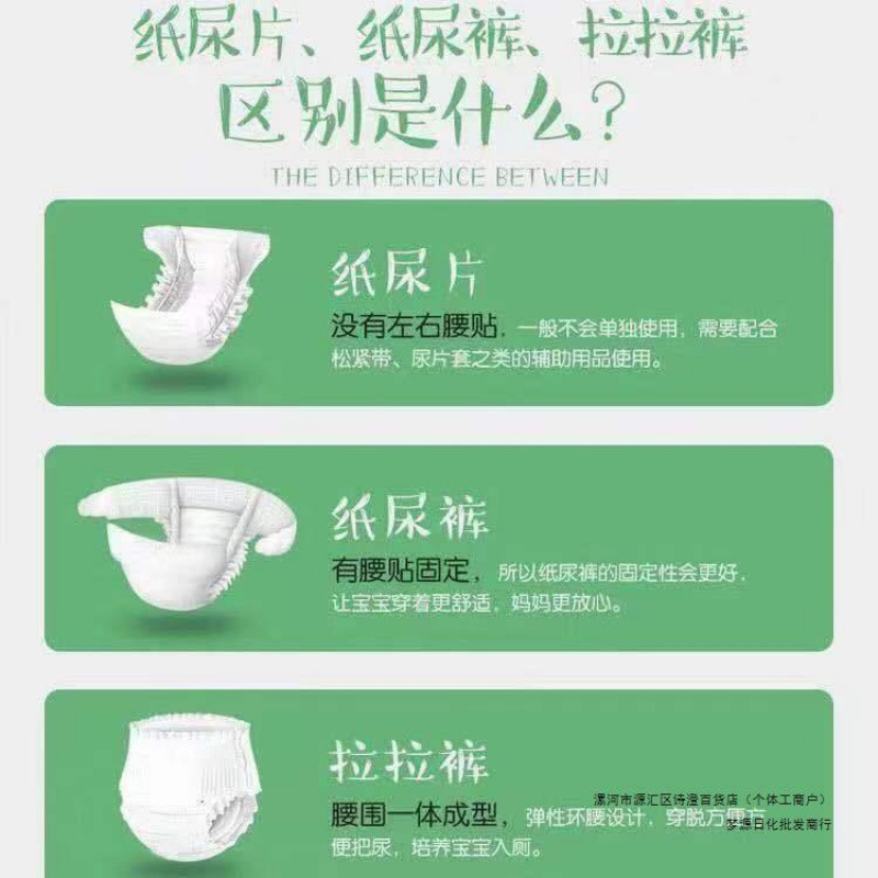 薄い綿の柔らかい 100 枚のベビーおむつプルアップパンツ、男性と女性の赤ちゃん用、新しい SML|undefined