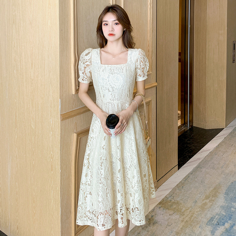 Summer lace design small dress