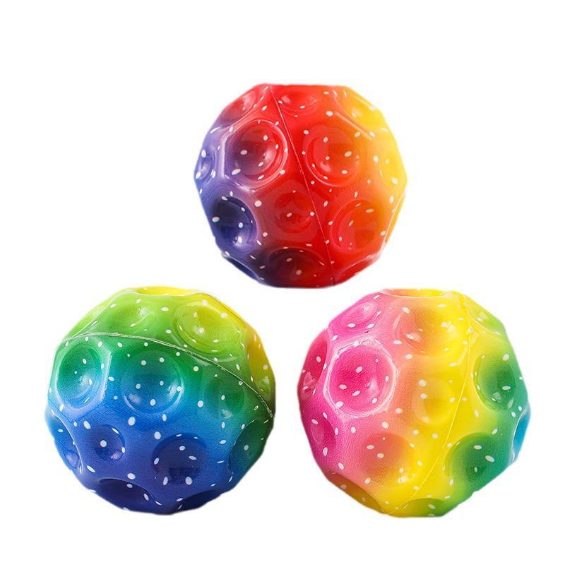 厂家批发家用室内弹力球PU发泡幻彩幼儿亲子互动儿童球类玩具批发