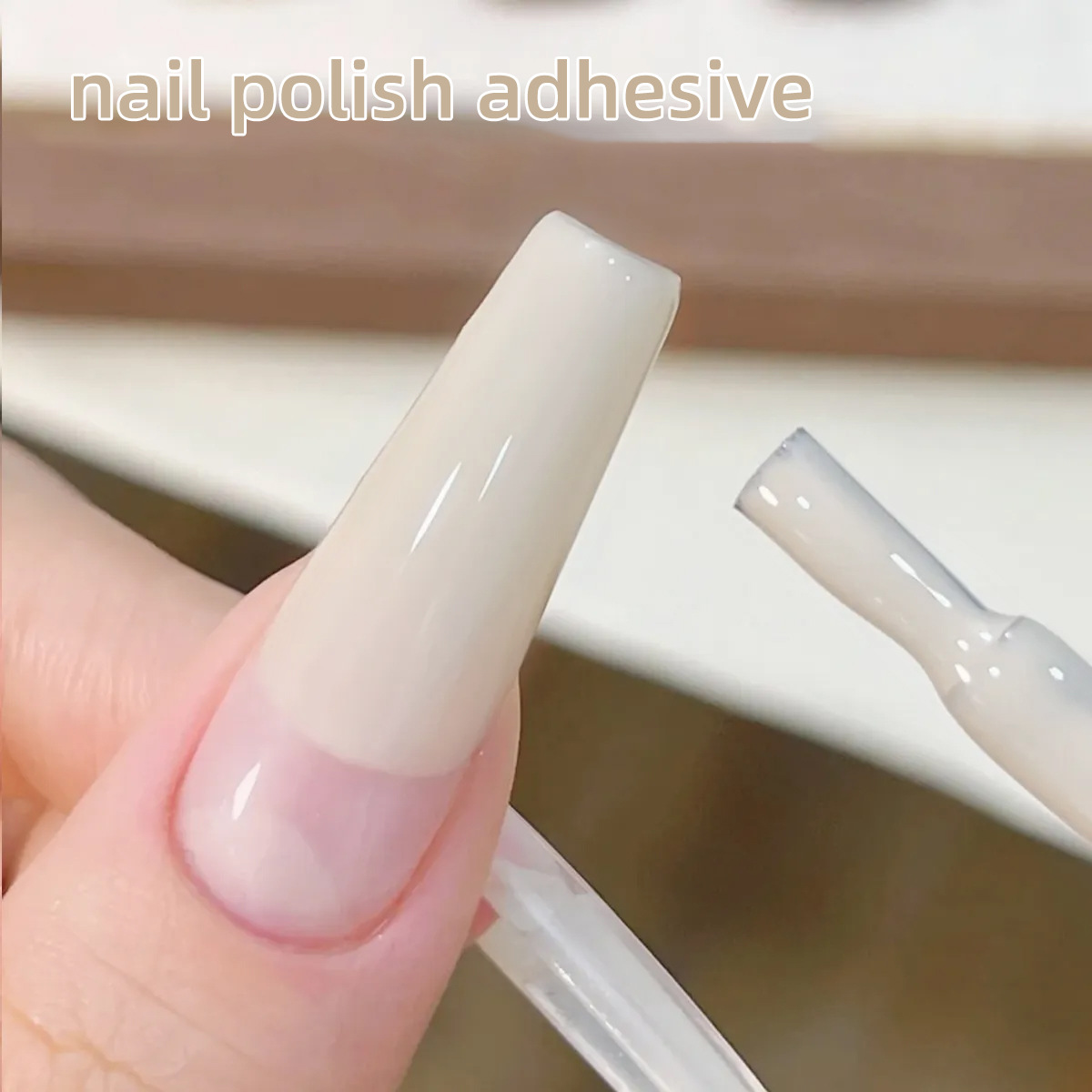 Esmalte de Uñas Gel Blanco Yogur de Secado Rápido para Manicura
