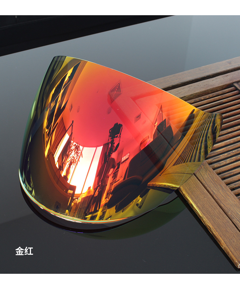 Helmet lens summer electric motorcycle 3/4 half helmet protective goggles fitting LS2 OF608
