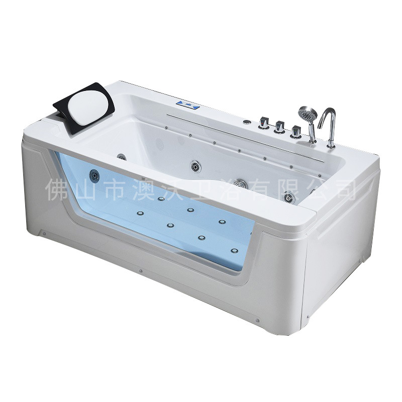 bañera acrílica bañera de masaje una persona lámpara de color bombilla bañera de baño una persona cortina de agua de lujo bañera de baño inteligente