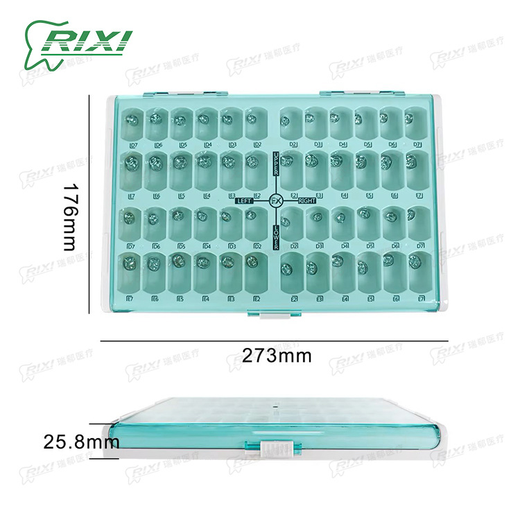 Corona dental infantil de acero inoxidable preformada de dientes de leche infantil material temporal de relleno de dientes de leche conjunto de corona moldeada