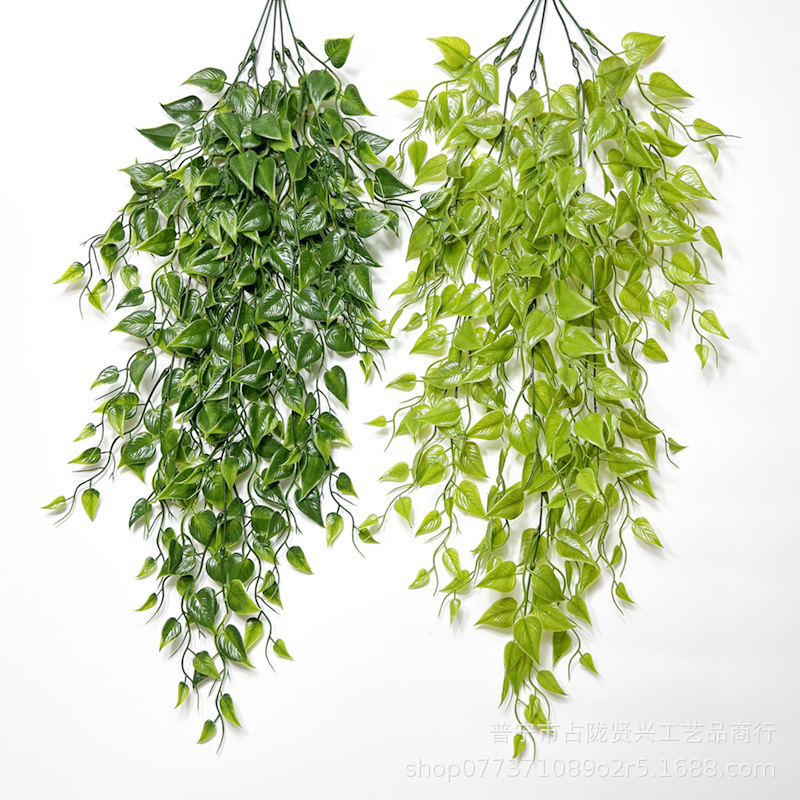 Amazon Simulation Sweet Potato Leaf Goto Wall -mounted Luo Ye decorative store Factory wholesale