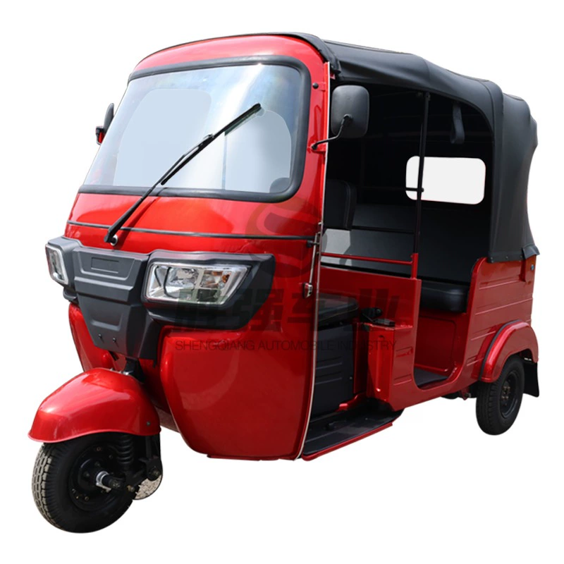 Cross-border Tuktuk foreign trade fuel electric can be used as a six-seat passenger tuktuk electric fuel passenger three-wheeled motorcycle
