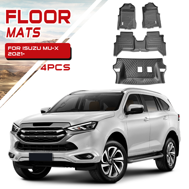 Aplicable Isuzu Mu-x cincuenta campanas alfombrillas de coche Tpe Car Floor Mat alfombrillas de inyección 5D