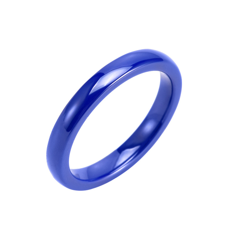 5g Weight Rings Classification Retro Classic Style Geometric Ceramics Plating Unisex Rings Men Band Rings