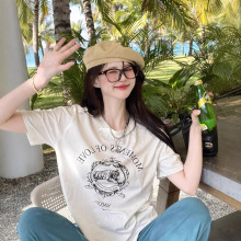 刘亦菲杨幂孟子义明星同款短袖T恤女夏季半袖去有风的地方上衣服t