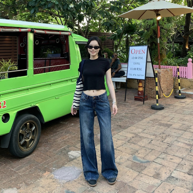 popchee|Jennie Niu|Niiweier Vintage Wide-Leg Jeans~Flattering and slimming fit suitable for everyone popchee|Jennie Niu|Niiweier Vintage Wide-Leg Jeans~Flattering and slimming fit suitable for everyone